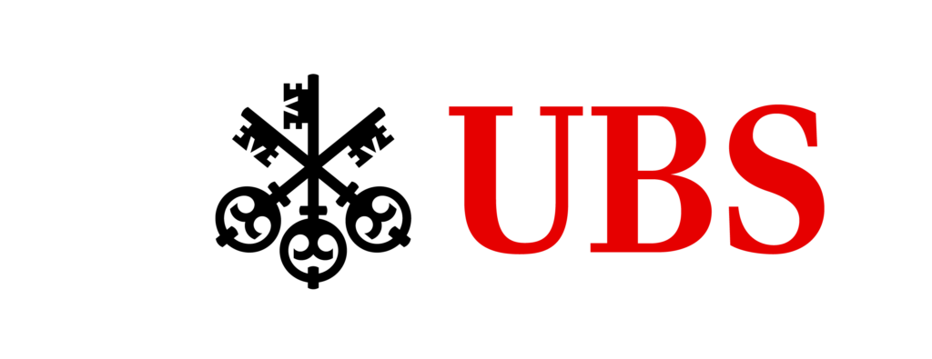 Logo de la Banque UBS partenaire des gestionnaires de fortune Ormy Gestion SA